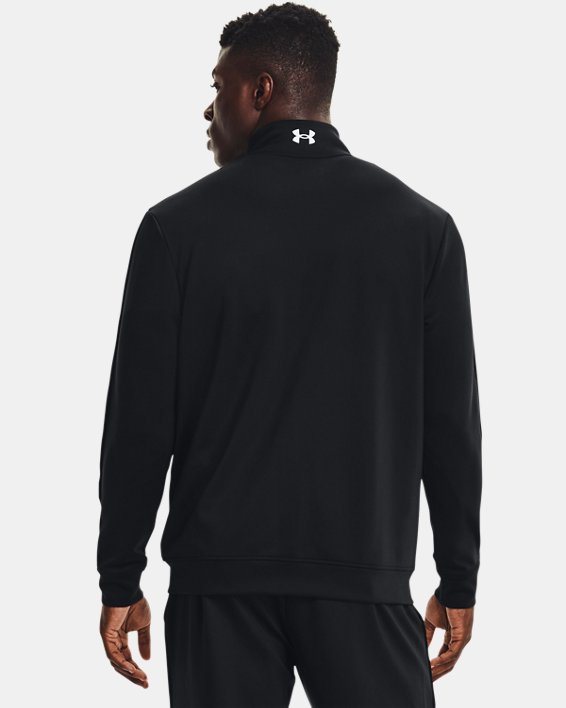 เสื้อแจ็คเก็ตวอร์ม Project Rock Knit สำหรับผู้ชาย, Black, pdpMainDesktop image number 1